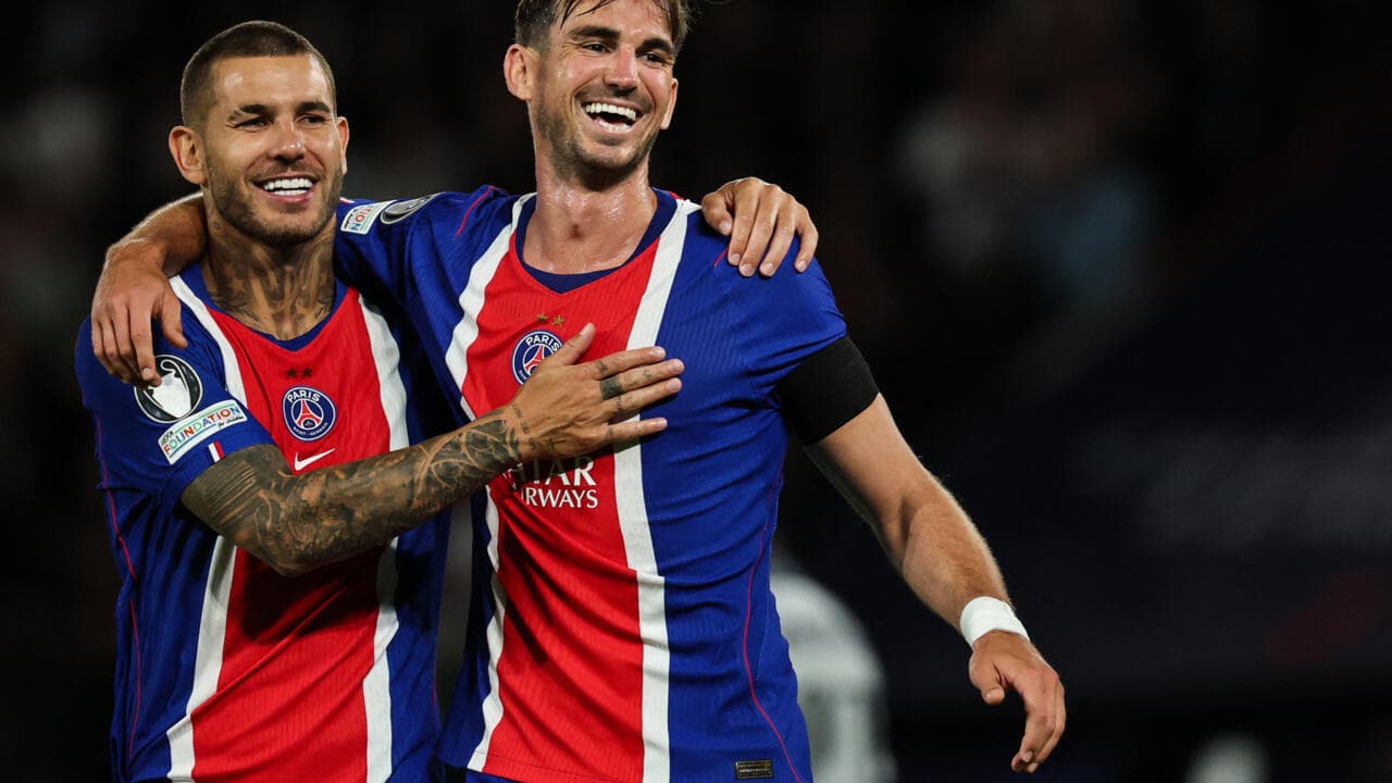 PSG Dominate Slovan Bratislava to Open Champions League Title Defense