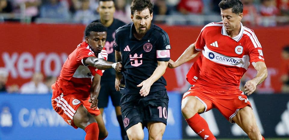 Messi and Lewandowski Shine as Inter Miami Draw with Chicago Fire in Historic MLS Match
