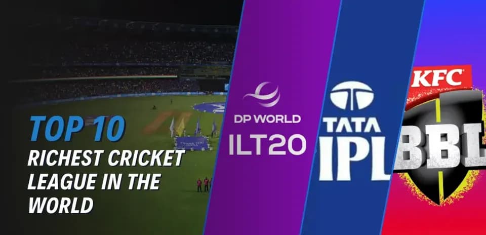 Top 10 Wealthiest Cricket Leagues Worldwide in 2026 – IPL, ILT20, BBL & More