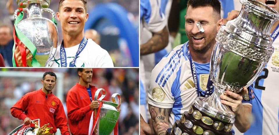 Top 18 Footballers Ranked by Career Trophies