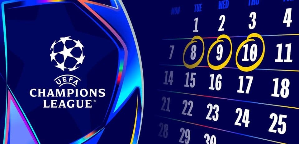 2026/27 UEFA Champions League League Phase Fixtures