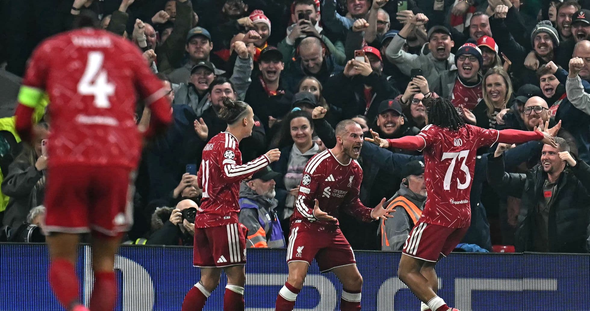 Liverpool Player Ratings vs Villarreal: Mac Allister and Ngumoha Shine in Thrilling 4-3 Win