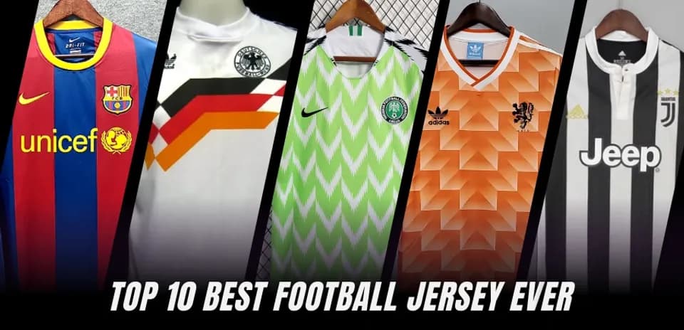 Top 10 Most Iconic Football Jerseys Ever