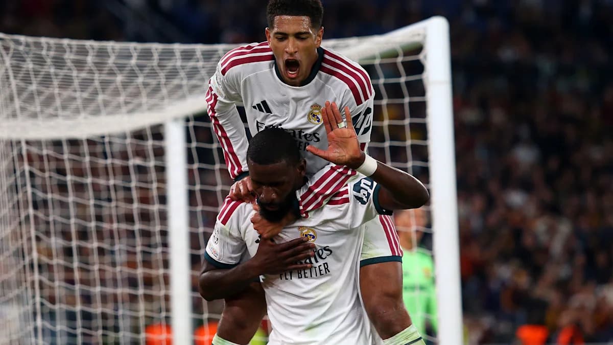 PSG Dominates Manchester City; Aston Villa Shines; Rüdiger's Late Goal Secures Real Madrid Win on Champions League Matchday 2