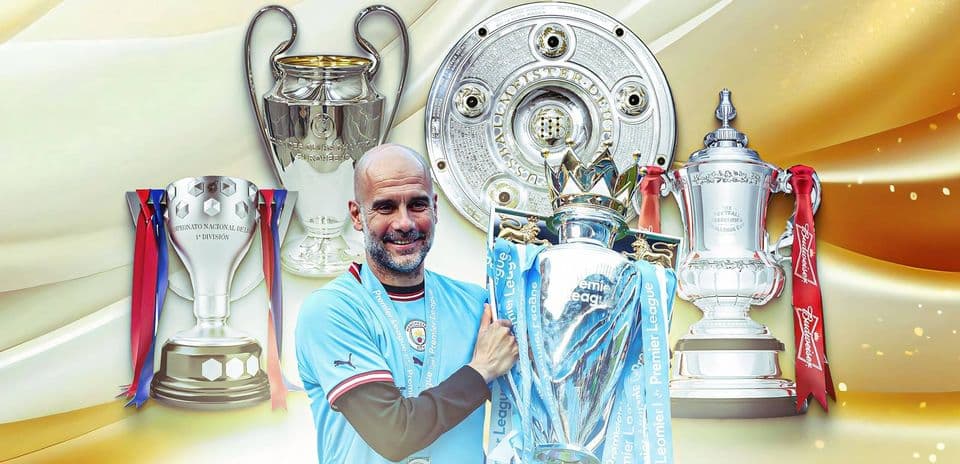 The Complete Trophy Collection of Pep Guardiola