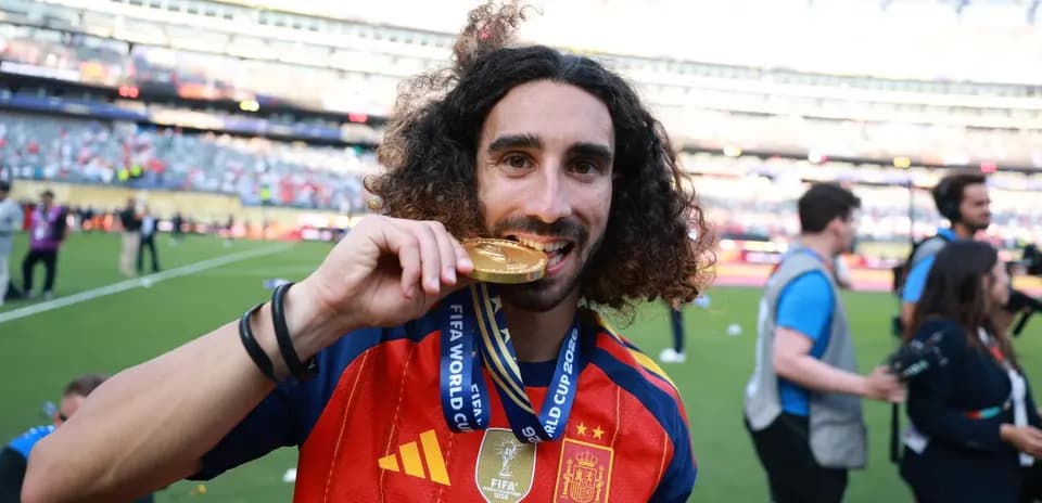 Marc Cucurella Honors Luis de la Fuente with New Tattoo After Spain's World Cup Victory