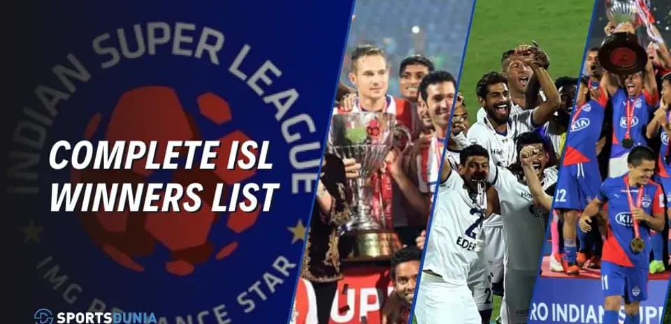 Complete History of Indian Super League Champions from 2014 to 2024