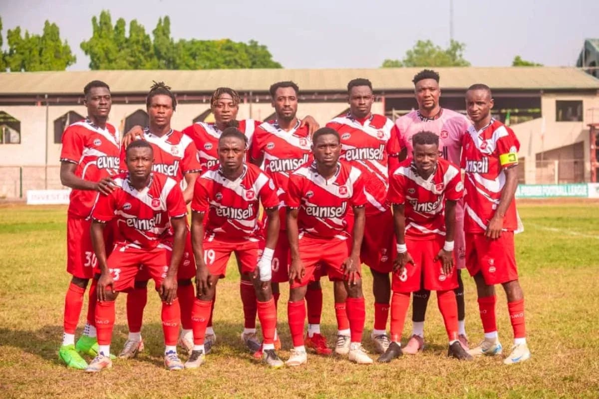 Nasarawa United team posing for a photo Nasarawa United team posing for a photo