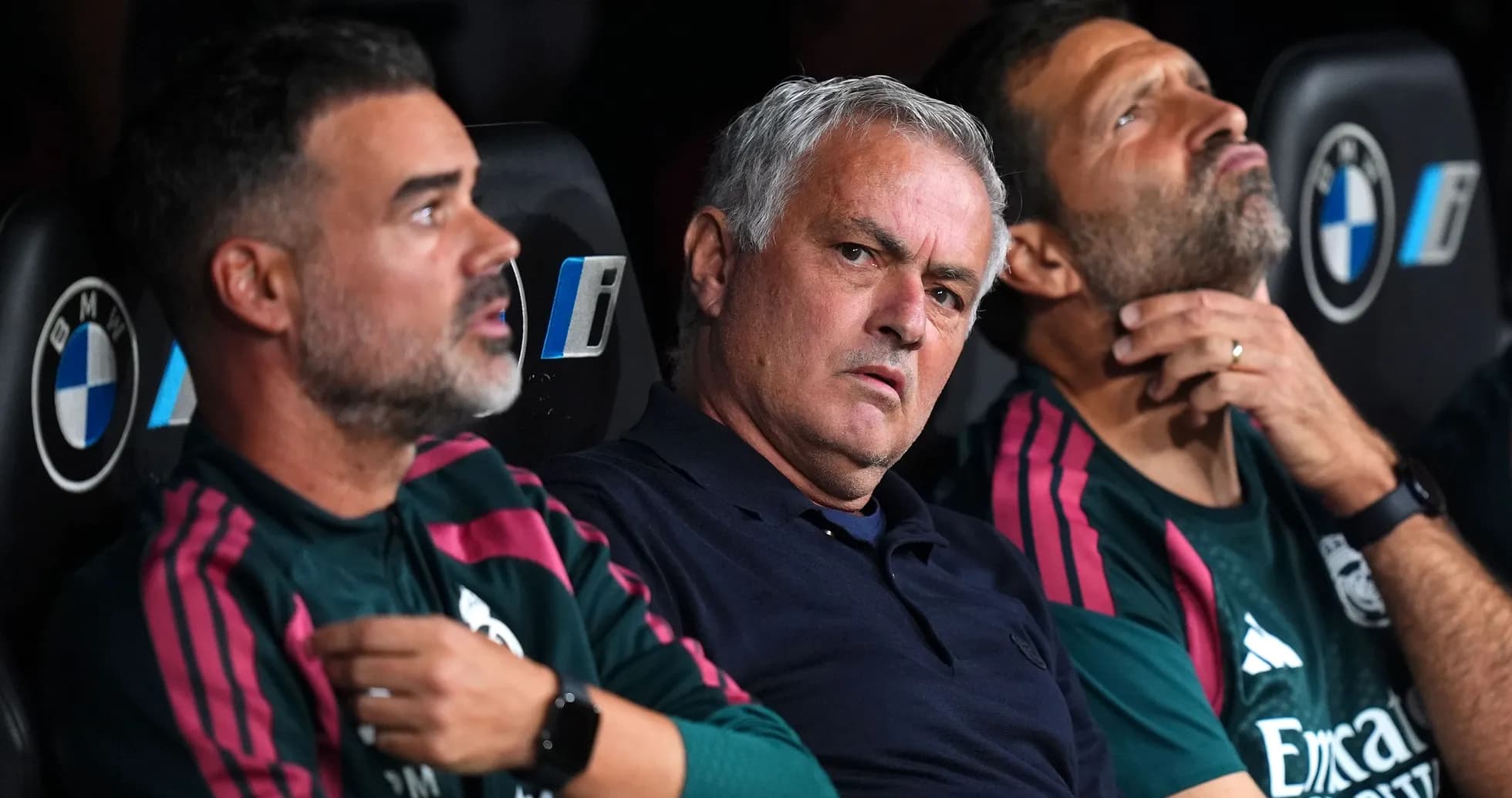 Coaches sitting on the bench during a match Coaches sitting on the bench during a match