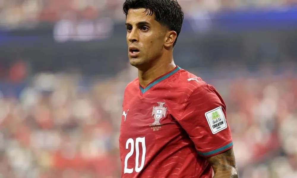 Player wearing red Portugal jersey during match Player wearing red Portugal jersey during match