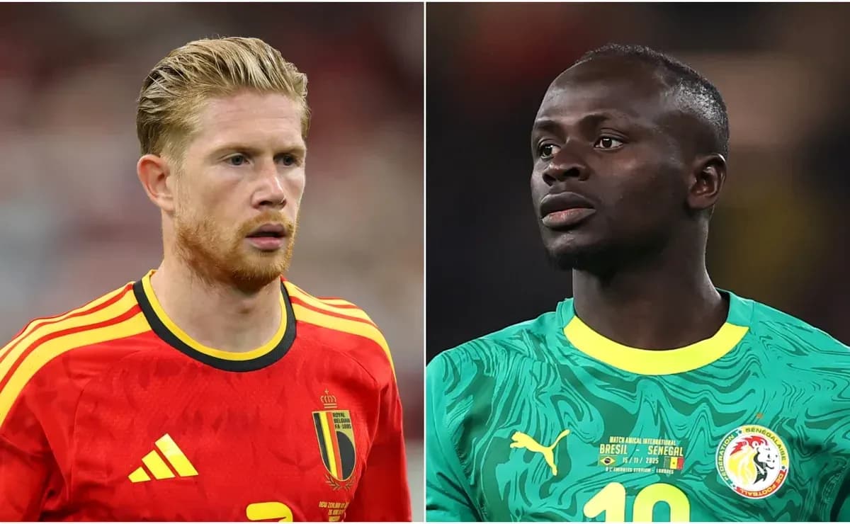 Belgium and Senegal players during World Cup match Belgium and Senegal players during World Cup match