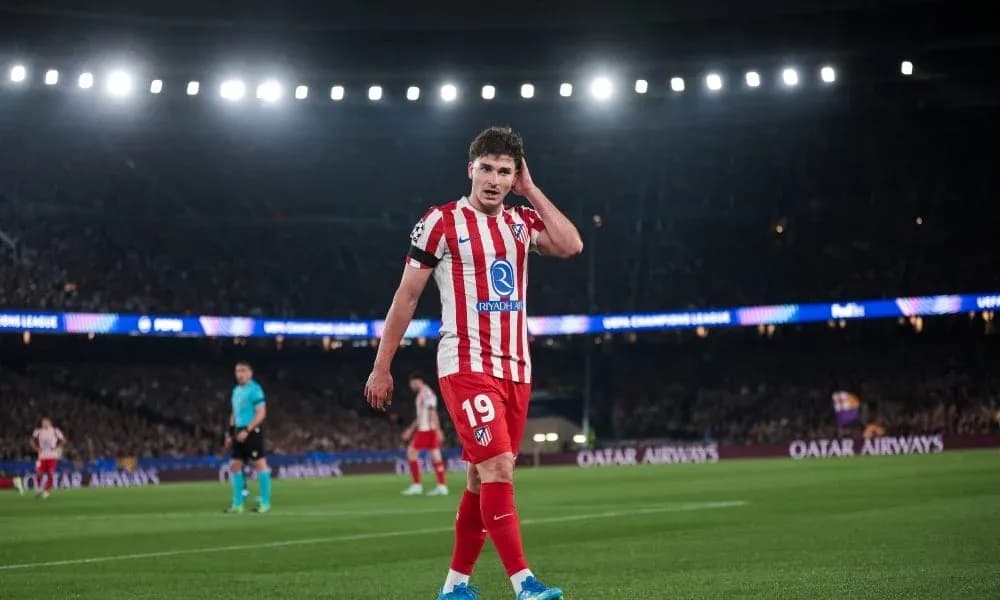 Atletico Madrid player during UEFA Champions League match Atletico Madrid player during UEFA Champions League match