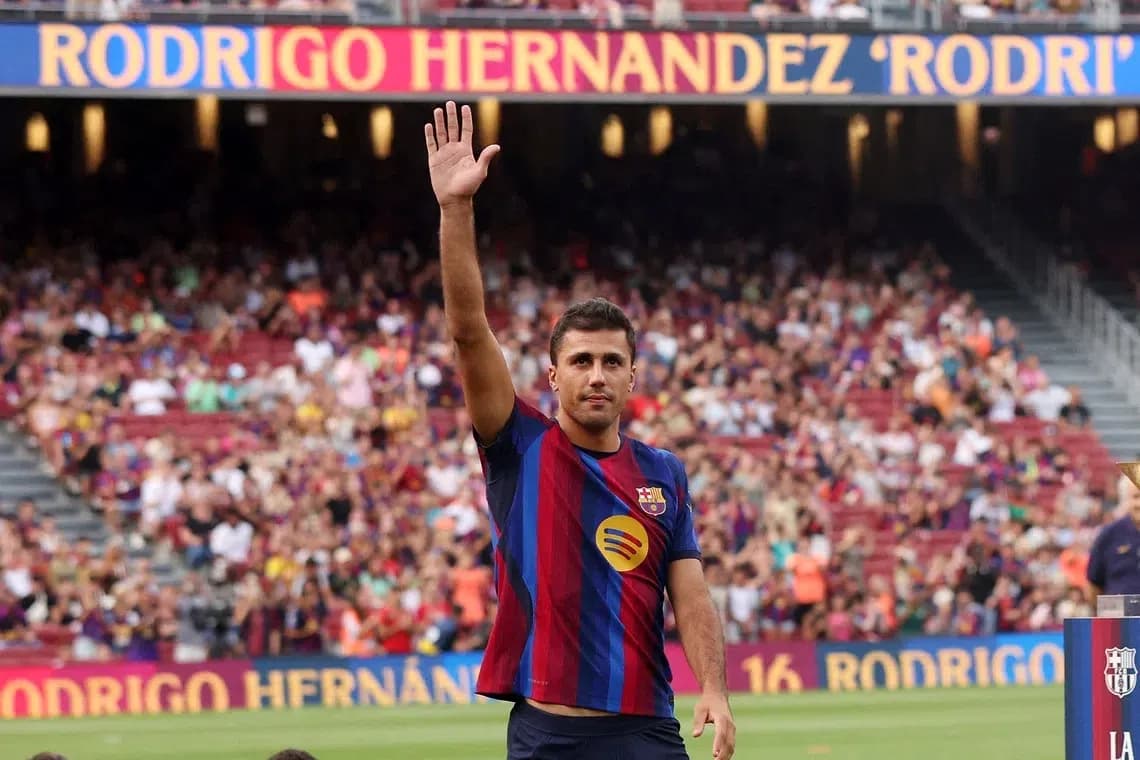 Player waving to fans during presentation at stadium Player waving to fans during presentation at stadium
