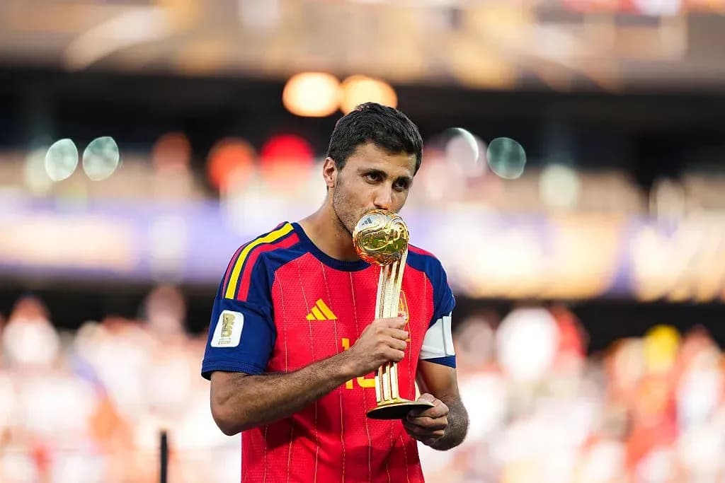 Player kissing trophy after winning World Cup Player kissing trophy after winning World Cup