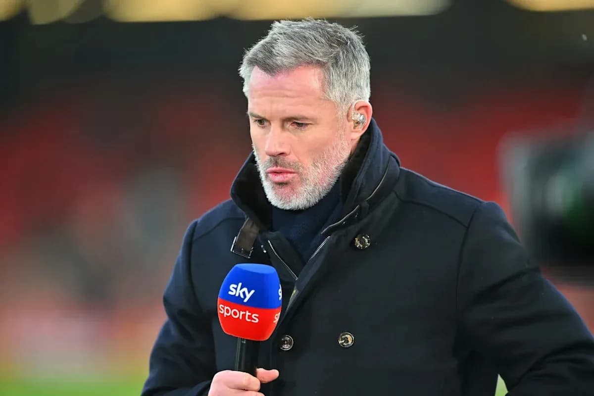 Presenter speaking with microphone on sports set Presenter speaking with microphone on sports set