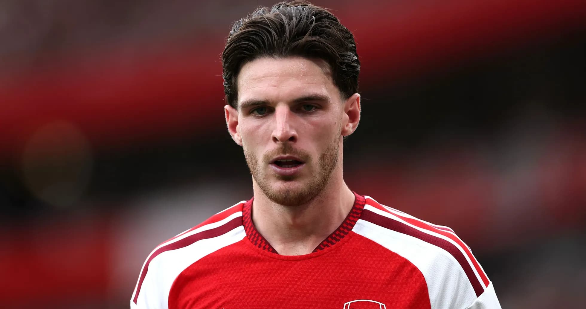 Player wearing Arsenal kit during a match Player wearing Arsenal kit during a match