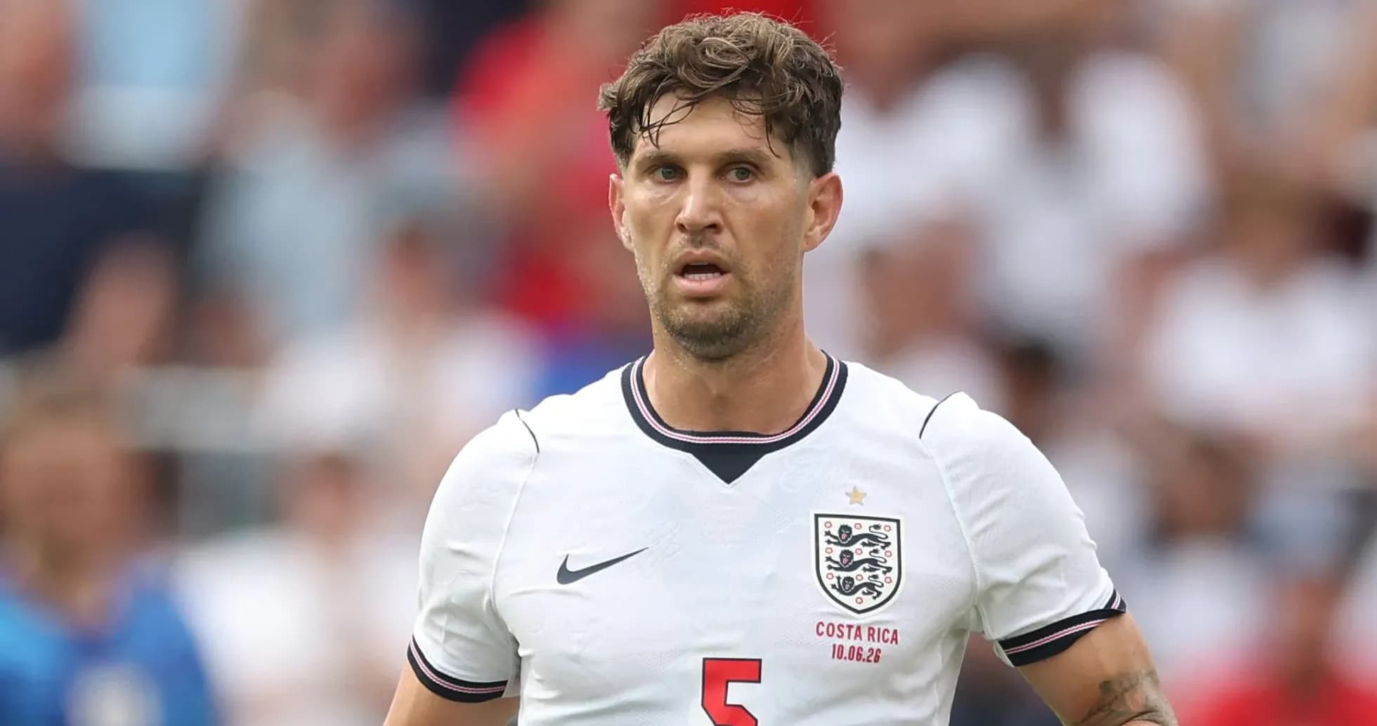 Player in England kit during match action Player in England kit during match action