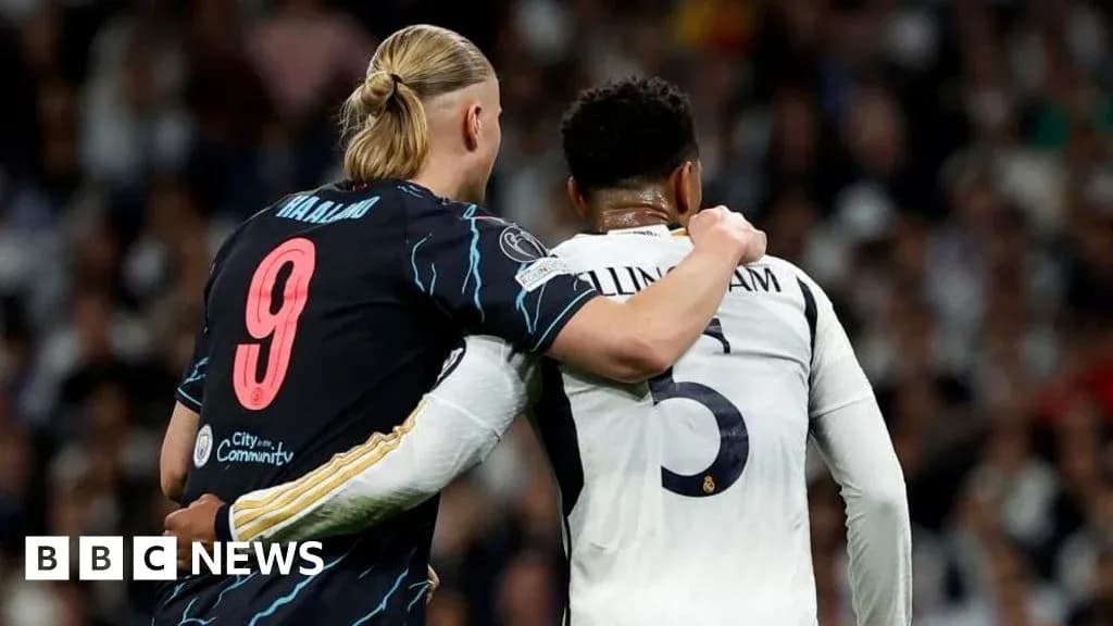 Two players embracing during a match Two players embracing during a match