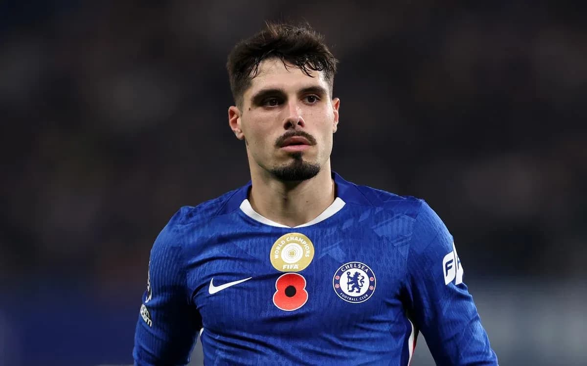 Chelsea player wearing blue kit during match Chelsea player wearing blue kit during match