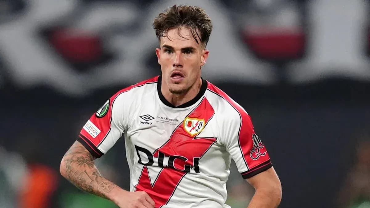 Player in action during a football match Player in action during a football match