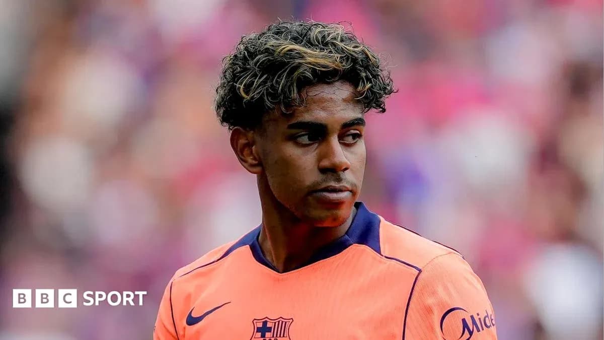 Player in Barcelona kit during match preparation Player in Barcelona kit during match preparation