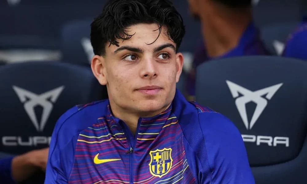 Barcelona player seated on the bench during match Barcelona player seated on the bench during match