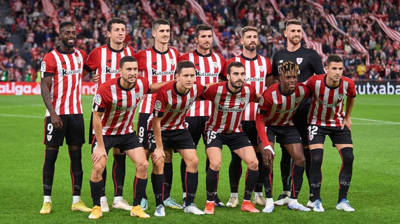 Athletic Club team photo before La Liga match Athletic Club team photo before La Liga match