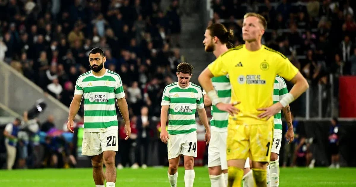 Celtic players walking off the pitch after match Celtic players walking off the pitch after match
