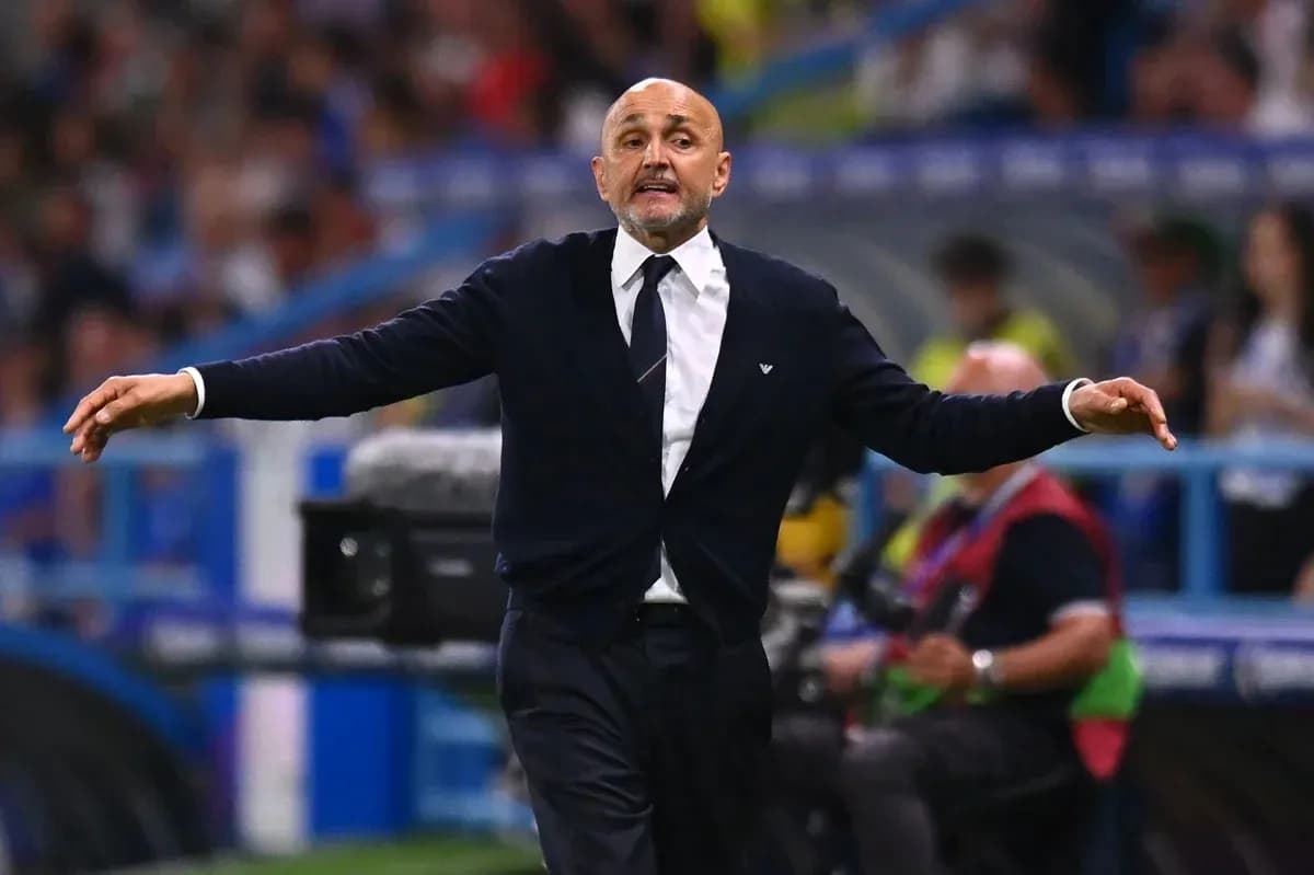 Coach gesturing during a football match on sideline Coach gesturing during a football match on sideline