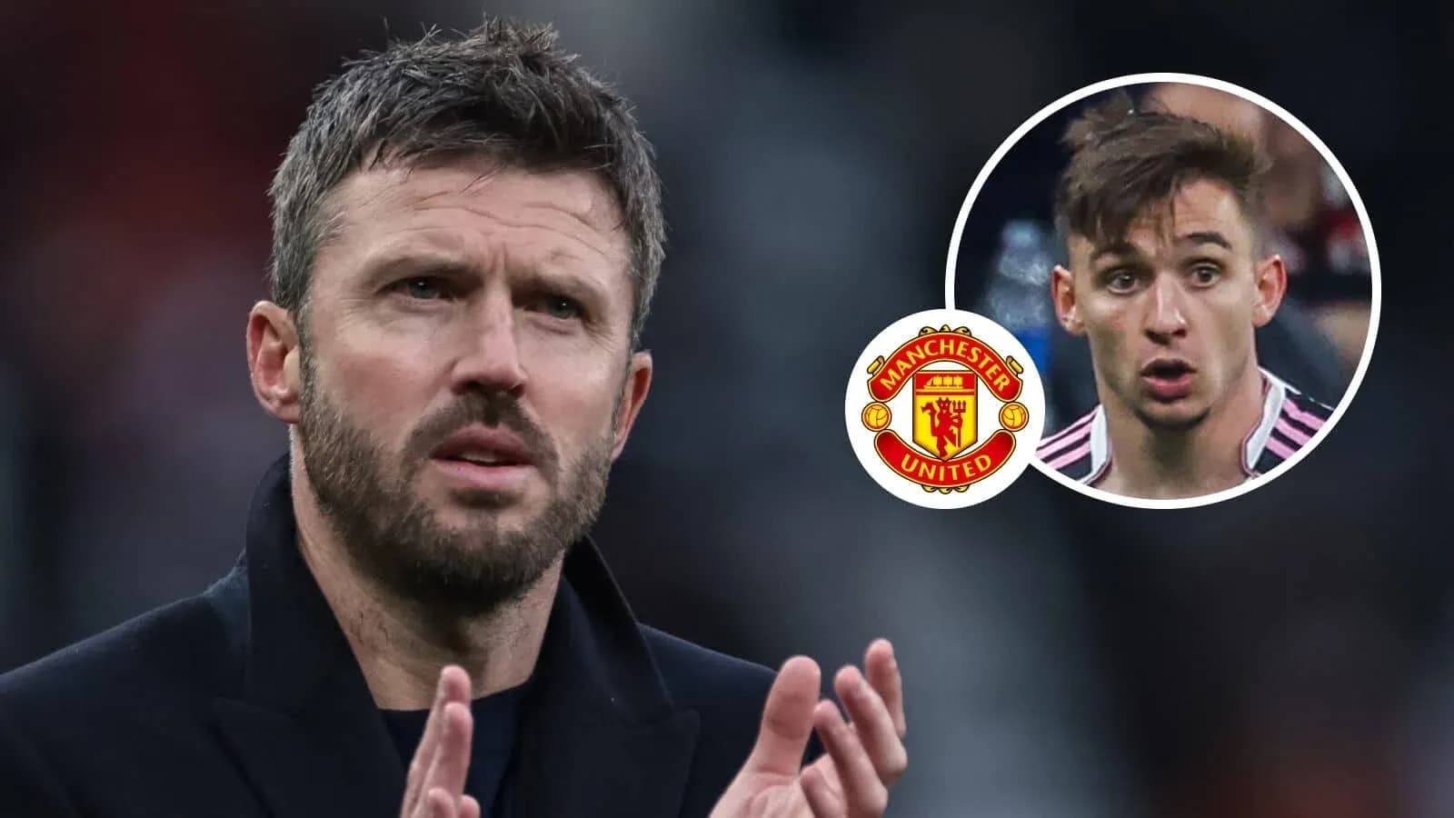 Michael Carrick and player during Manchester United match Michael Carrick and player during Manchester United match