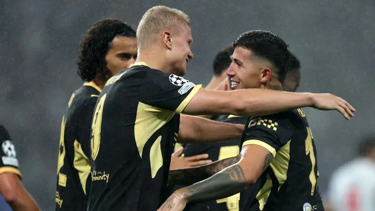 Players celebrating a goal during a match Players celebrating a goal during a match