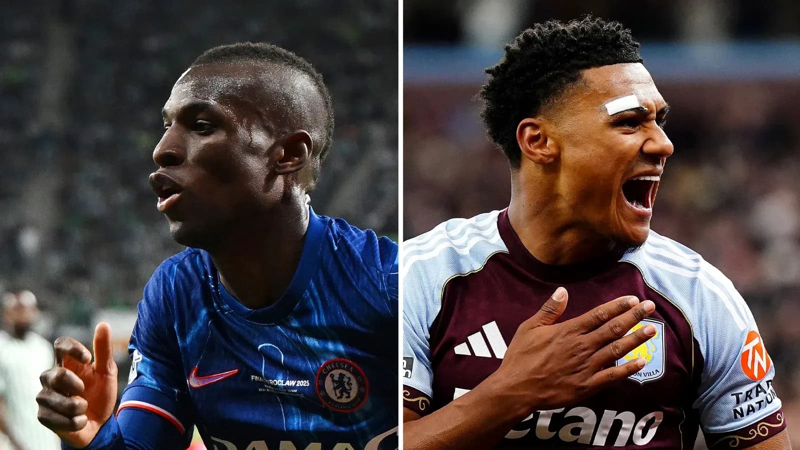 Two football players celebrating a goal in match Two football players celebrating a goal in match