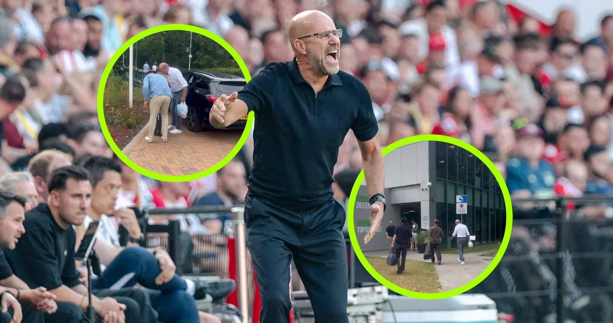 Coach gesturing passionately during a match Coach gesturing passionately during a match