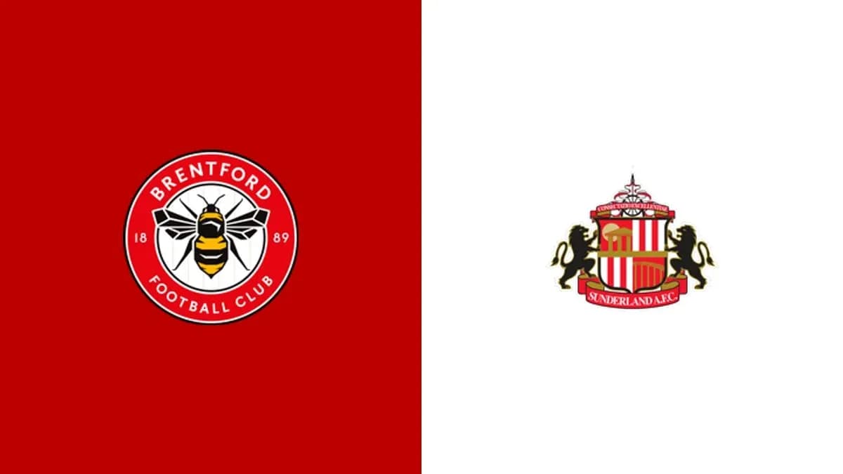Logos of Brentford FC and Sunderland AFC Logos of Brentford FC and Sunderland AFC