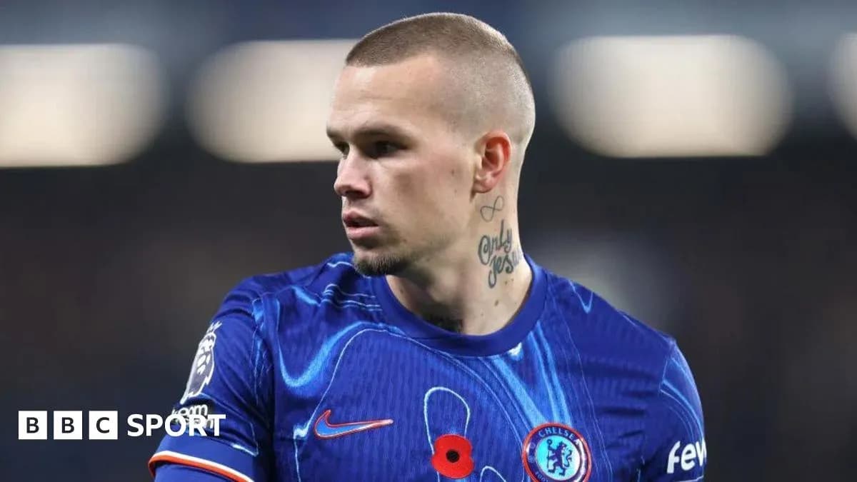 Player in Chelsea jersey during match Player in Chelsea jersey during match
