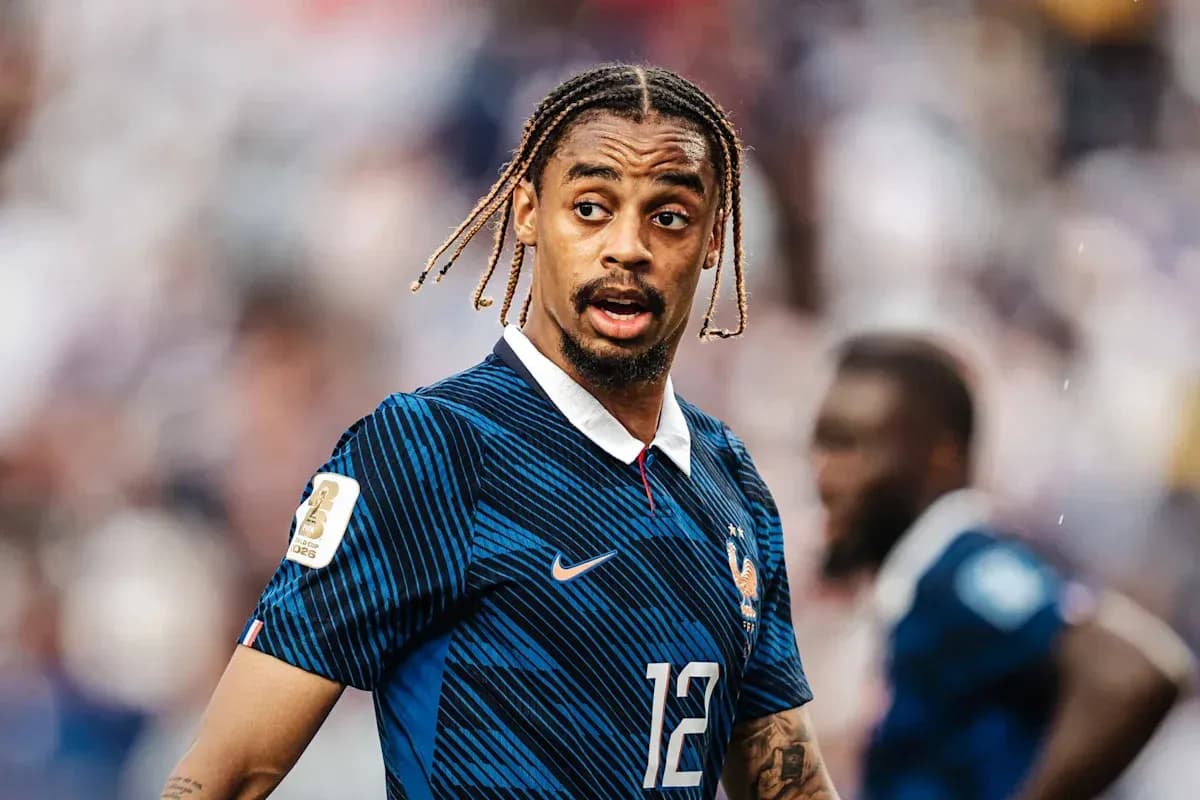Player in France jersey during a match Player in France jersey during a match