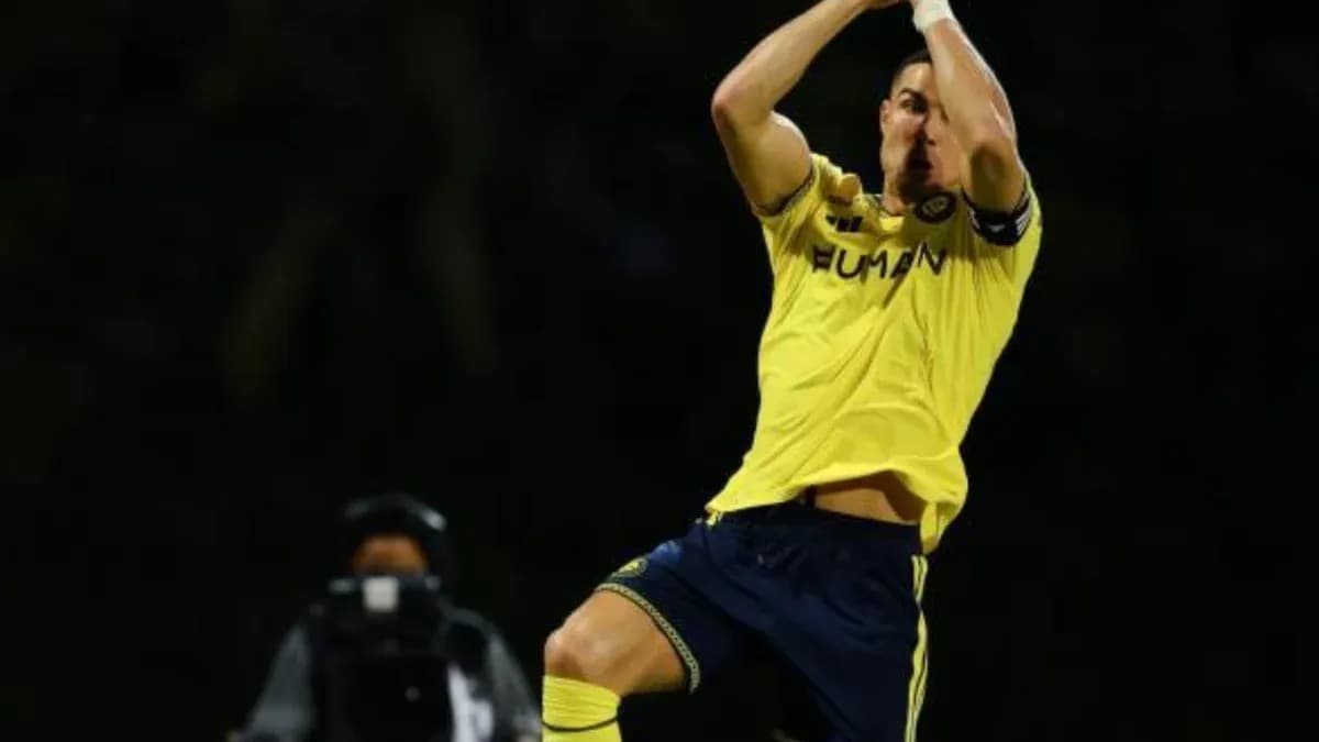Player celebrating after scoring a goal during match Player celebrating after scoring a goal during match