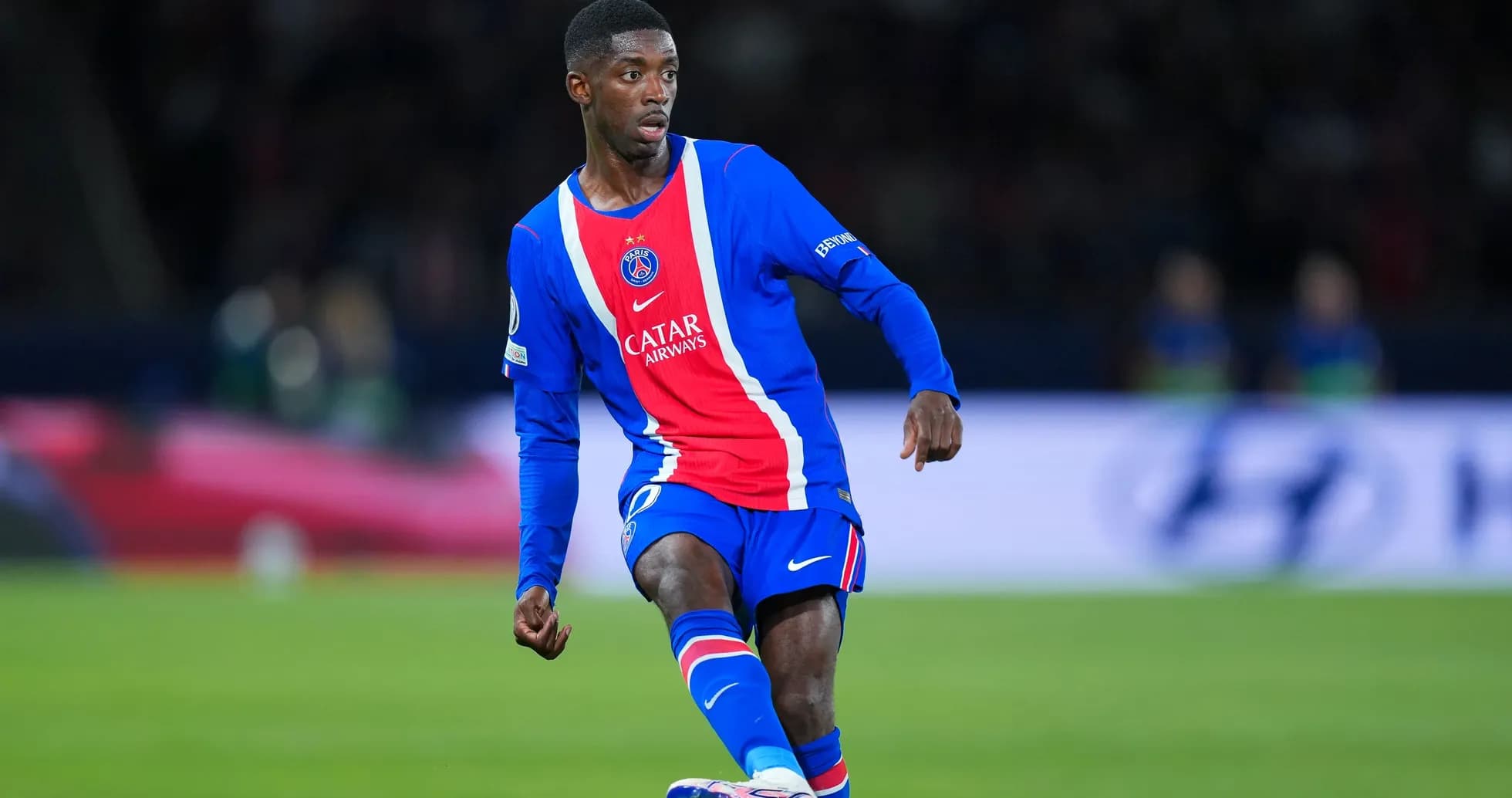 Player in PSG kit during match action Player in PSG kit during match action