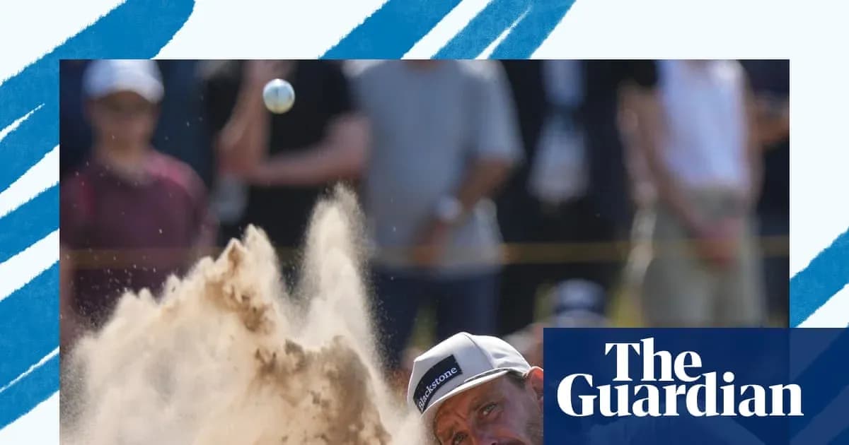 Golfer hitting a shot from a sand trap Golfer hitting a shot from a sand trap