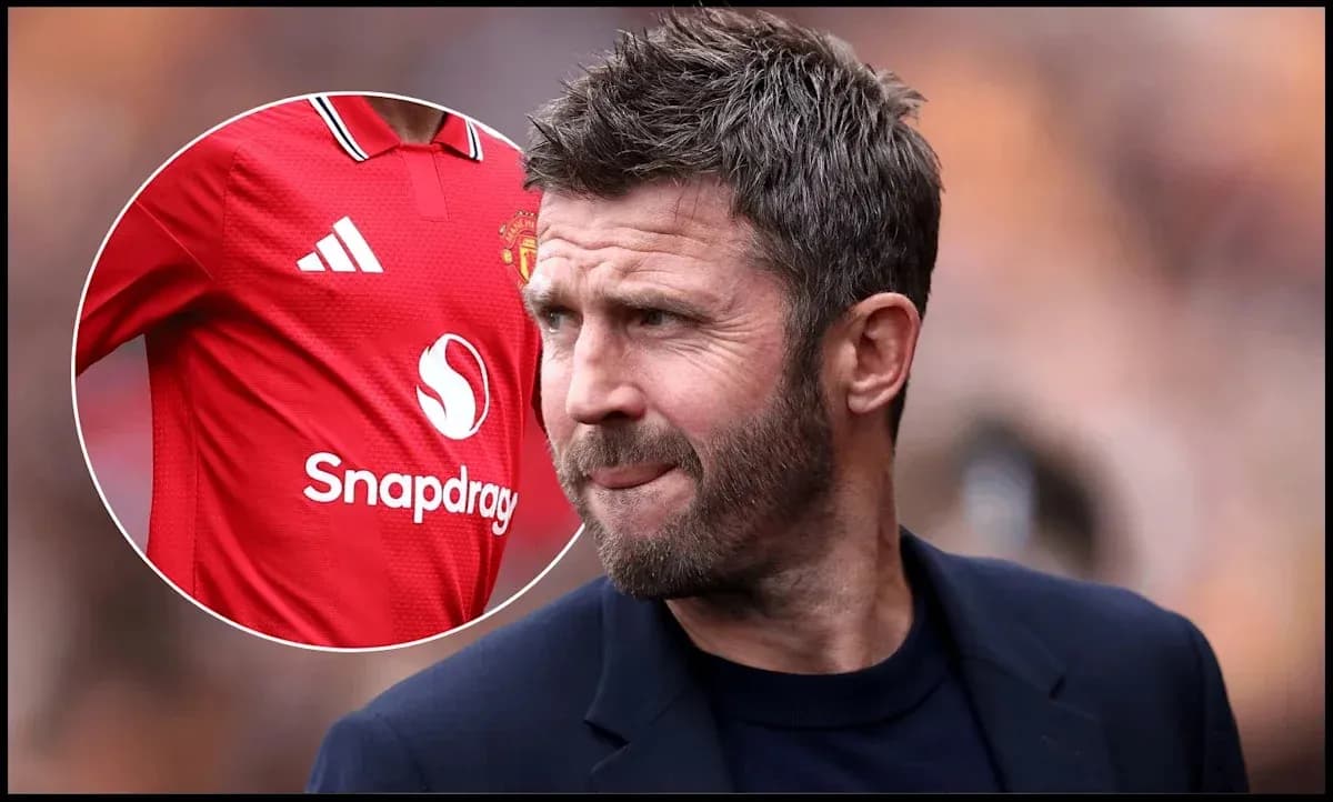 Manager observing match with Manchester United jersey inset Manager observing match with Manchester United jersey inset