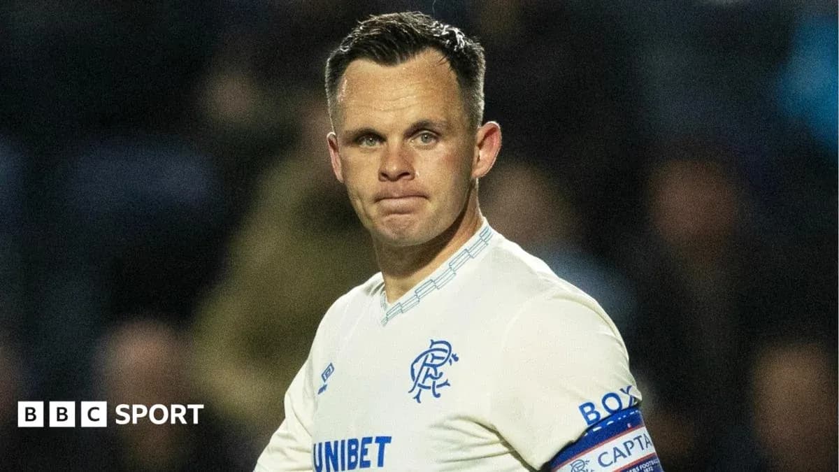 Player wearing Rangers kit during a match Player wearing Rangers kit during a match