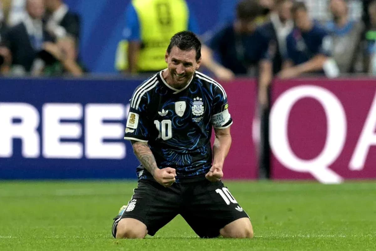 Player celebrating on knees during match Player celebrating on knees during match