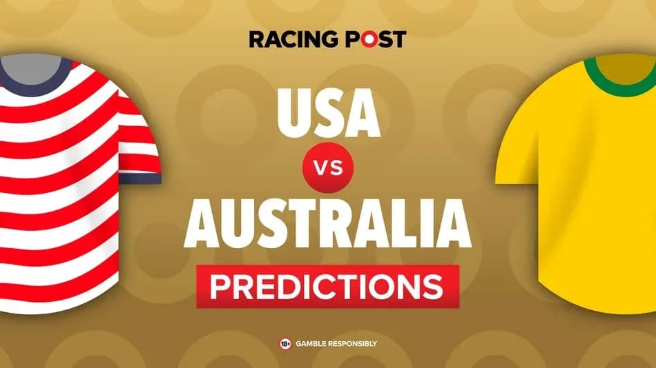 USA vs Australia match prediction graphic USA vs Australia match prediction graphic