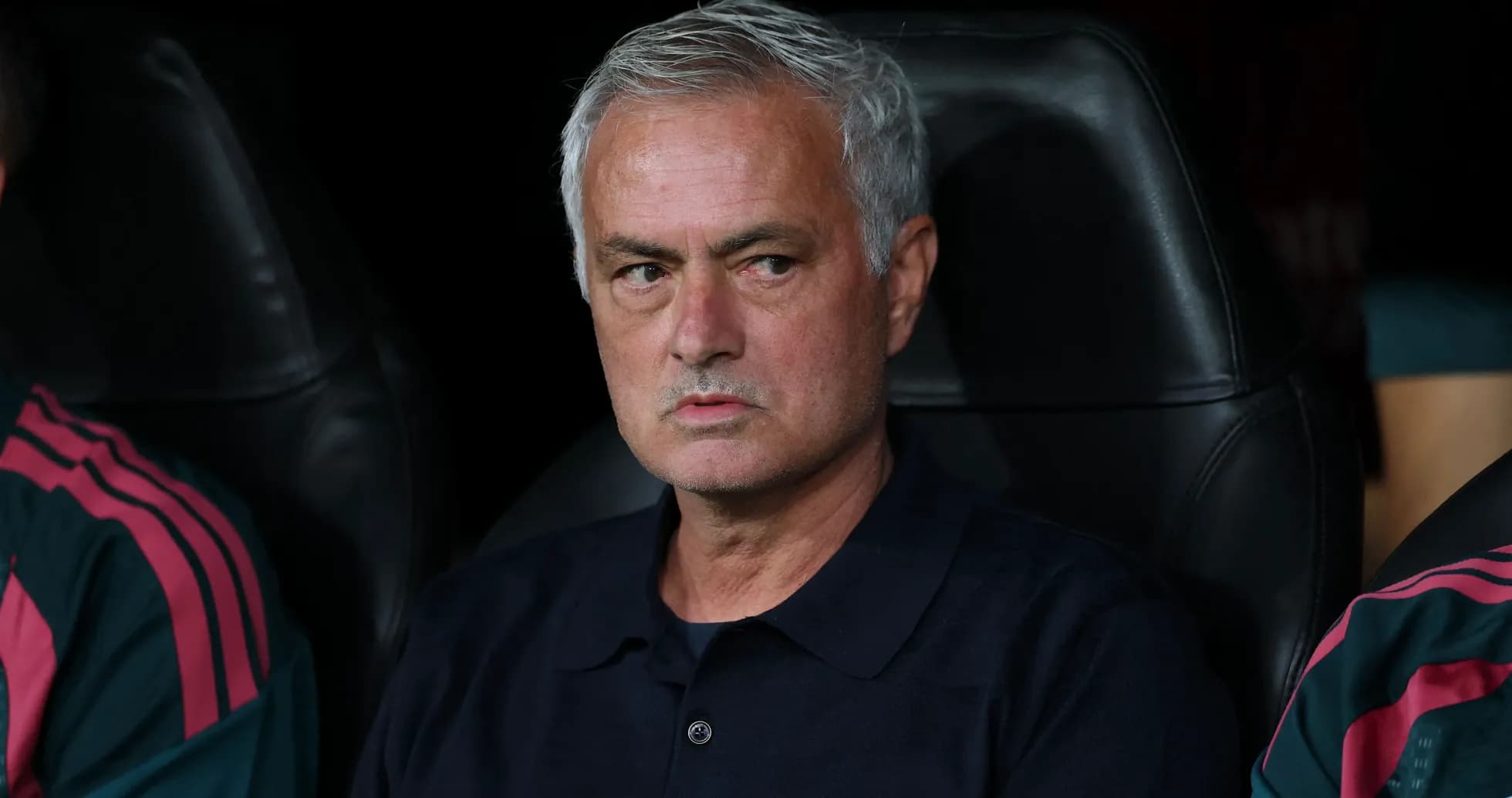 Manager sitting on bench during match Manager sitting on bench during match
