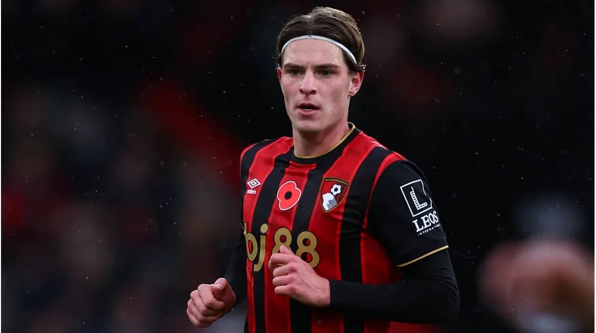AFC Bournemouth player running during a match AFC Bournemouth player running during a match