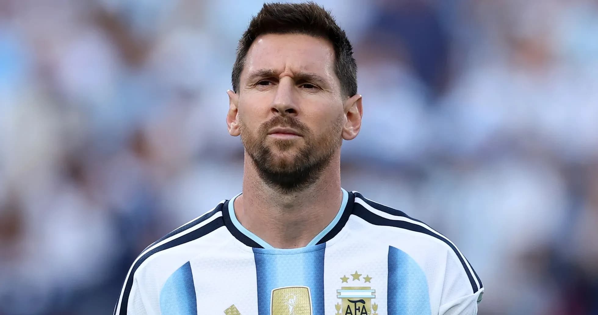 Player in Argentina jersey during match preparation Player in Argentina jersey during match preparation