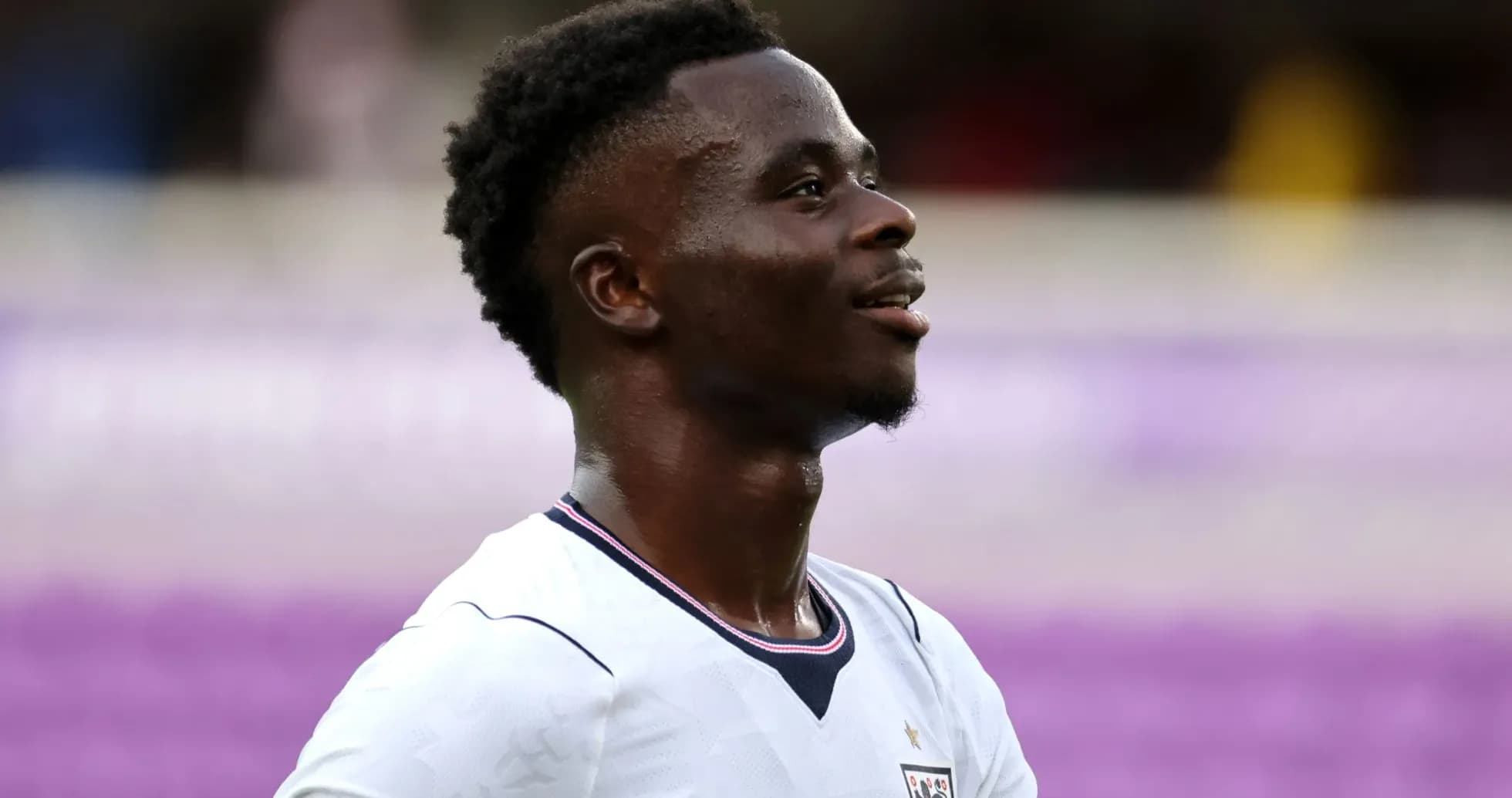 Player in England kit during a match Player in England kit during a match