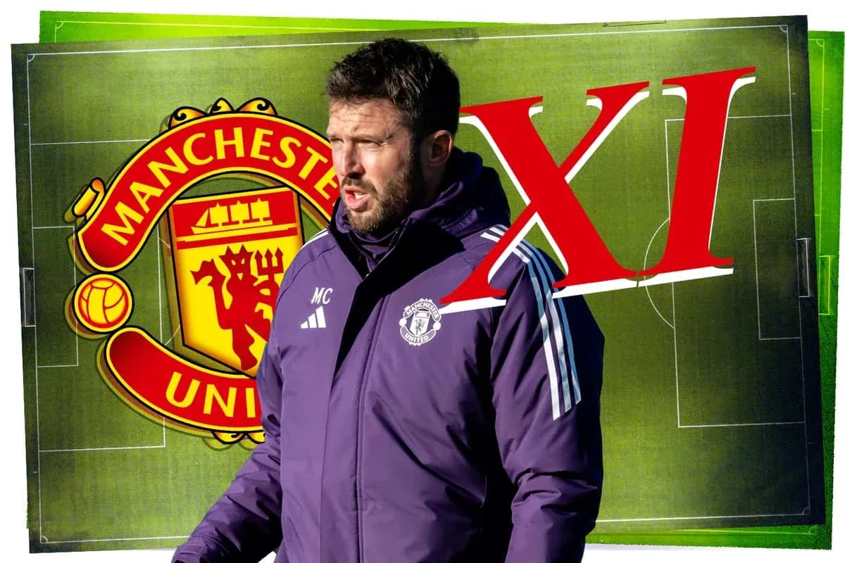 Manchester United coach discussing tactics during training Manchester United coach discussing tactics during training