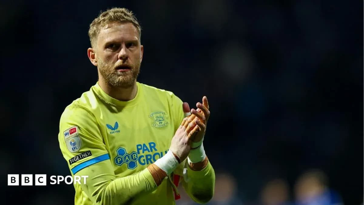 Goalkeeper applauding fans after the match Goalkeeper applauding fans after the match