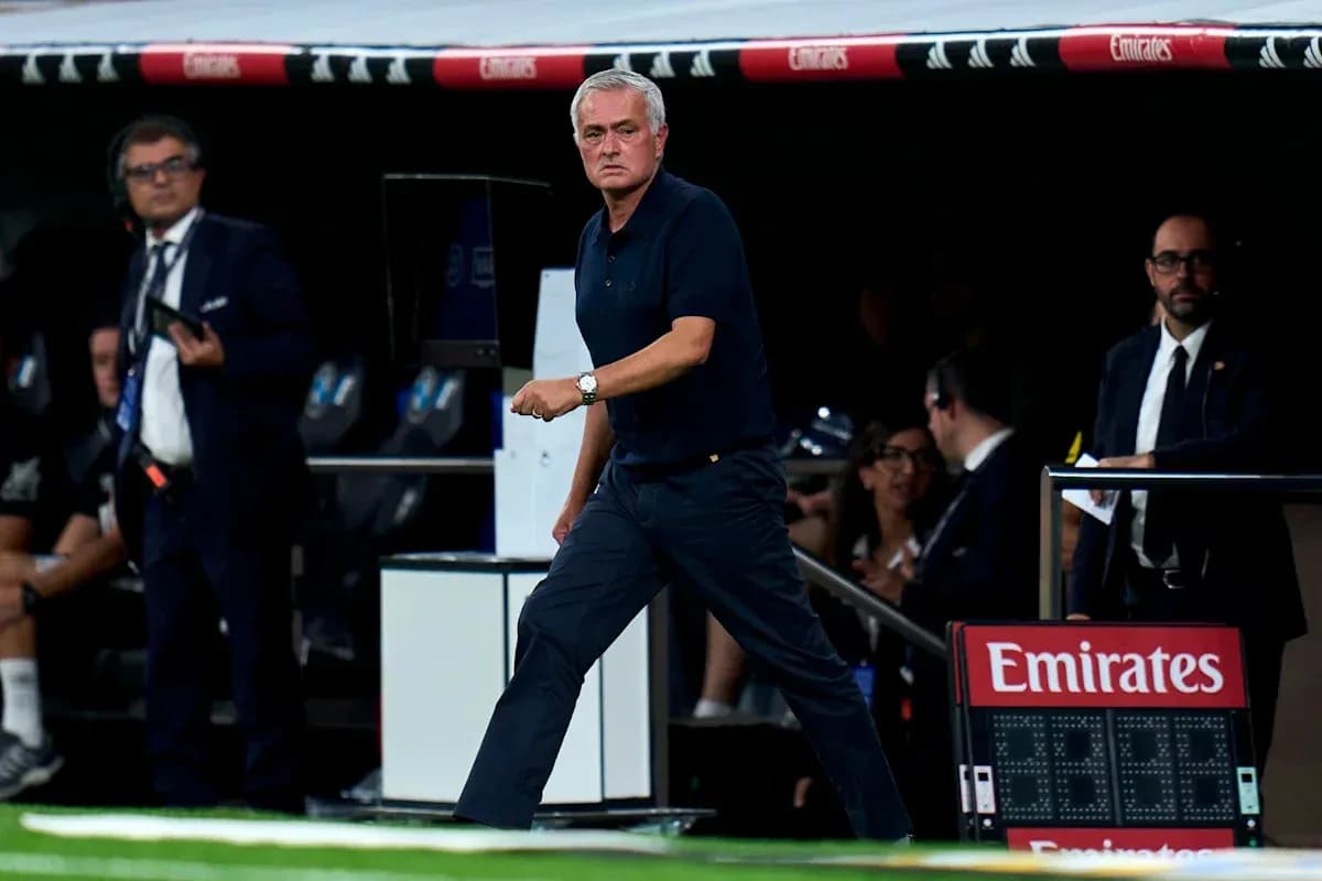 Manager walking along the sideline during match Manager walking along the sideline during match